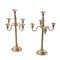 2Pcs Metal Candelabra Candle Holder Floral Stand Wedding Party Table Centerpiece